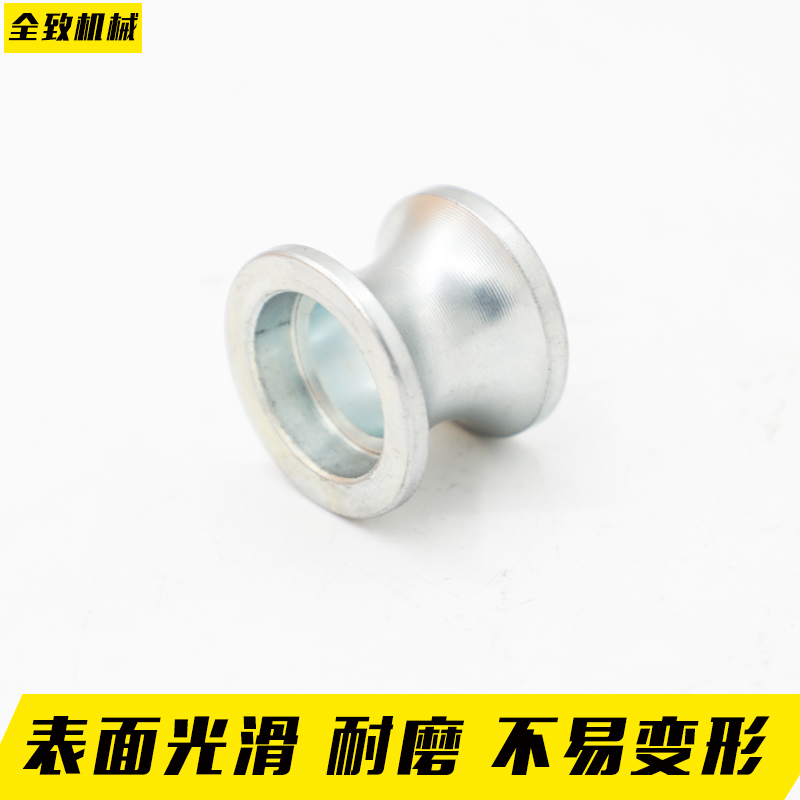 自卸车自动篷布配件轮渣土车20圆钢滑轮主轨道货车圆管轴承小轮