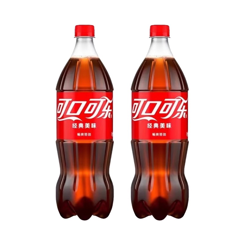 可口可乐经典含糖碳酸饮料888ml