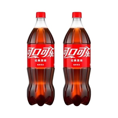 可口可乐经典含糖碳酸饮料888ml