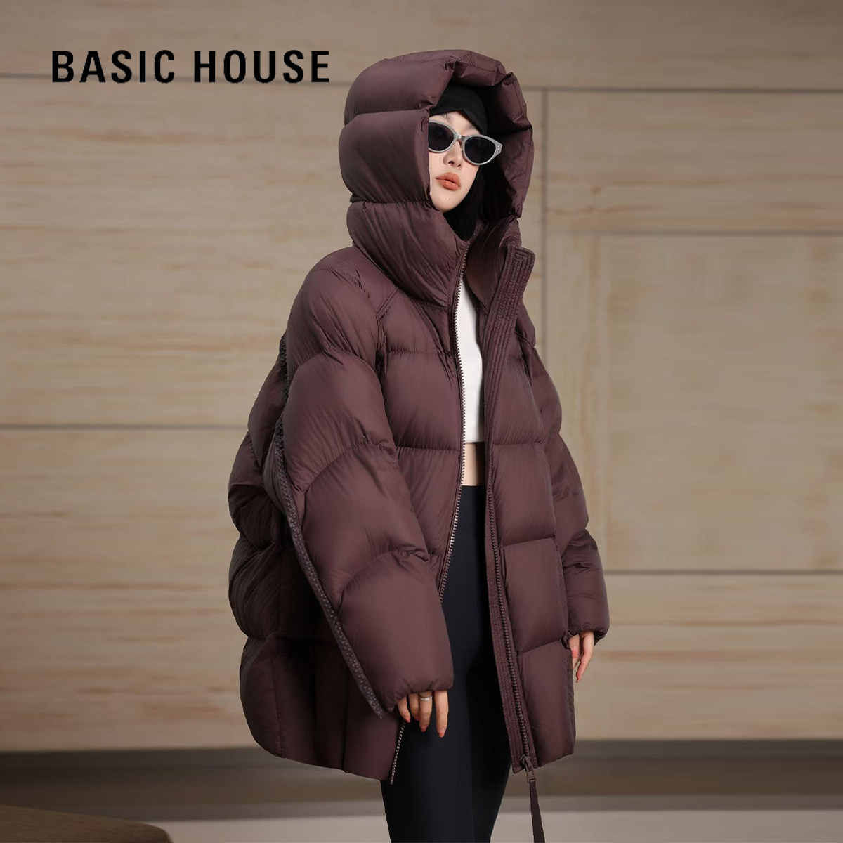 百家好正品韩版高级感宽松面包服冬季新款休闲时尚百搭保暖羽绒服