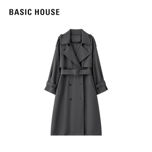 宽松时尚 新款 休闲大衣 优雅精致高级感显瘦风衣女春季 百家好法式