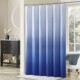欧式 典雅渐变色浴帘防水加厚涤纶布浴室帘洗澡帘桑斯