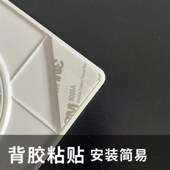 墙体大洞口方形遮丑盖粘拆盖装 饰盖 饰遮丑白墙洞预留装