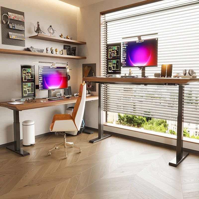 电动升降桌电脑桌台式办公学习桌电竞桌椅装工作台桌子书房书桌,住宅家具,电动升降桌,淘宝优惠券,粉丝福利购,淘宝优惠卷