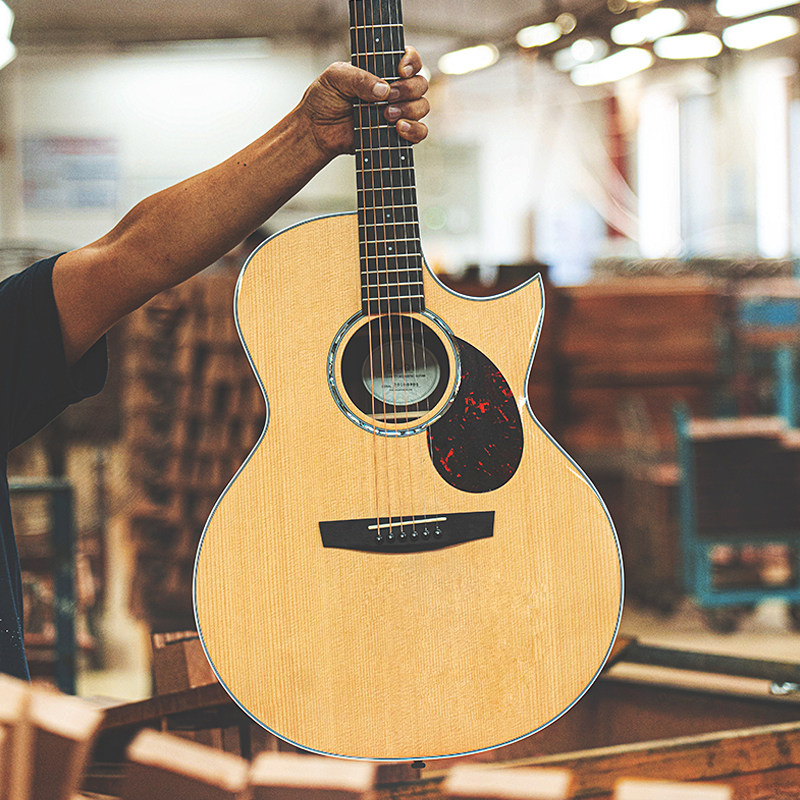 大树音乐屋 恩雅单板民谣电箱吉他旅行吉他初学者男女