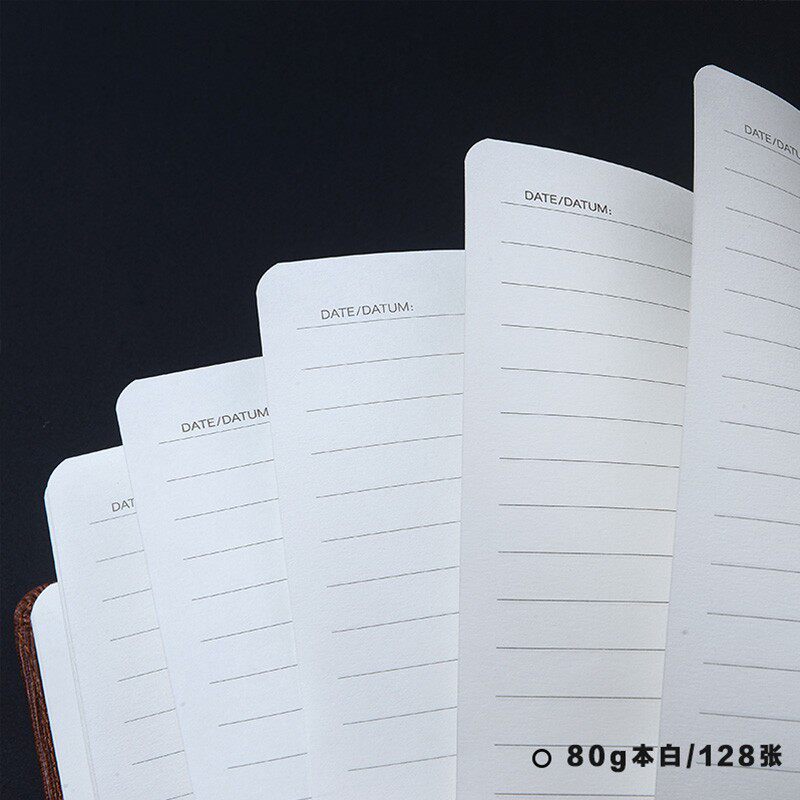 博文文具封面口袋放手皮面磁扣笔记本创意个性商务记事本会议记录