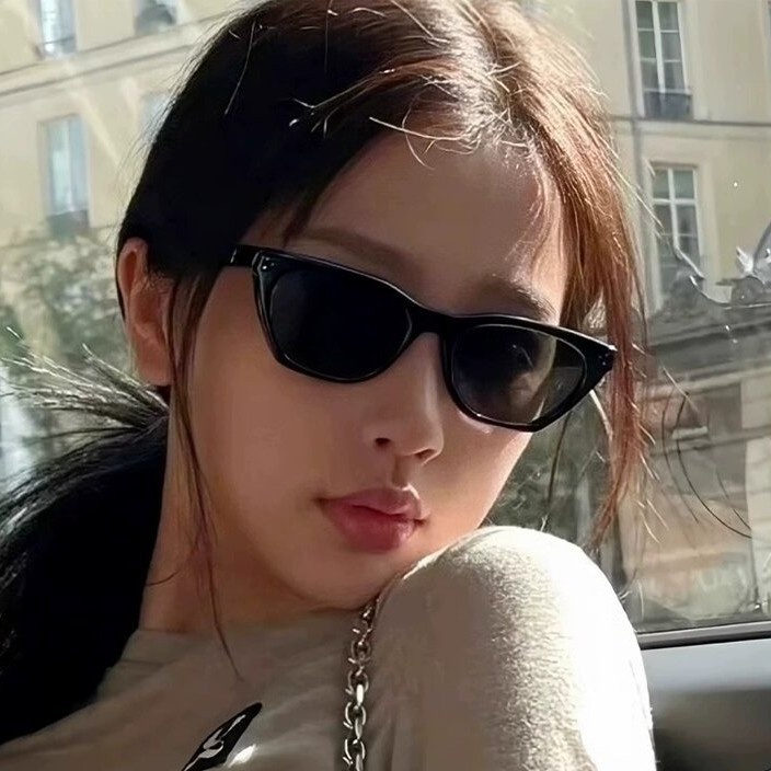 同款gm墨镜gise猫眼太阳镜女感时尚太阳眼镜男夏防晒遮阳