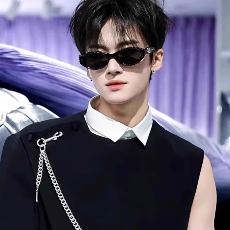 2025新款GM墨镜VA韩版猫眼太阳镜KR网红同款复古小框显瘦街拍