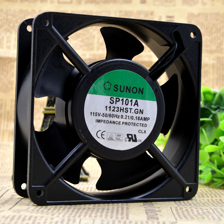 建准 SP101A 1123HST.GN 115V 0.21A/0.18A 大风量散热风扇
