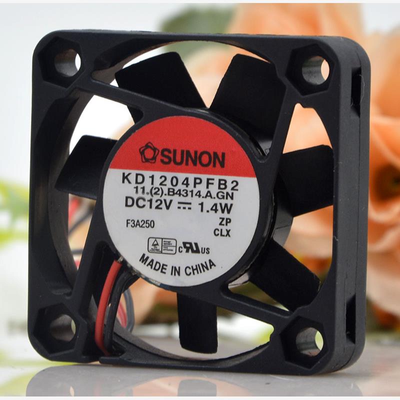 全新/建准 KD1204PFB2 12V 1.4W 4010 4CM2线静音散热风扇