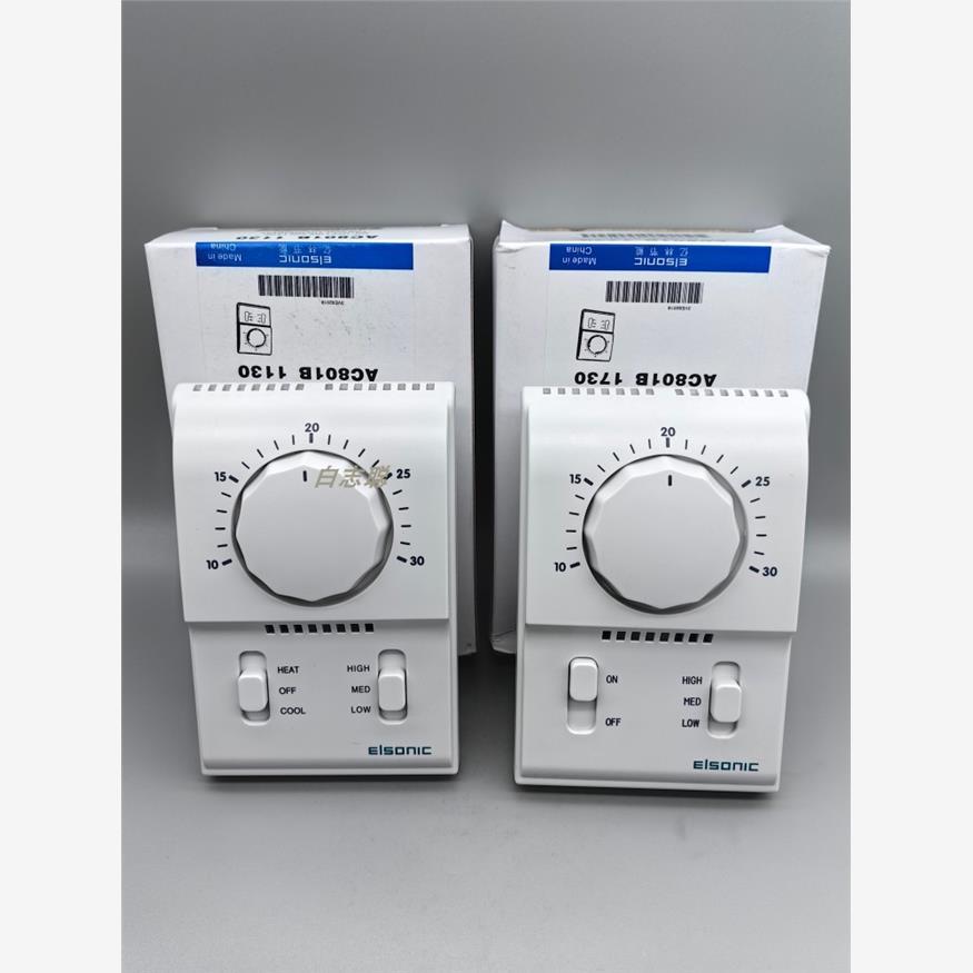 elsonic亿林 AC801B 1130 1730 中央空调温控器 机械式 三速开关