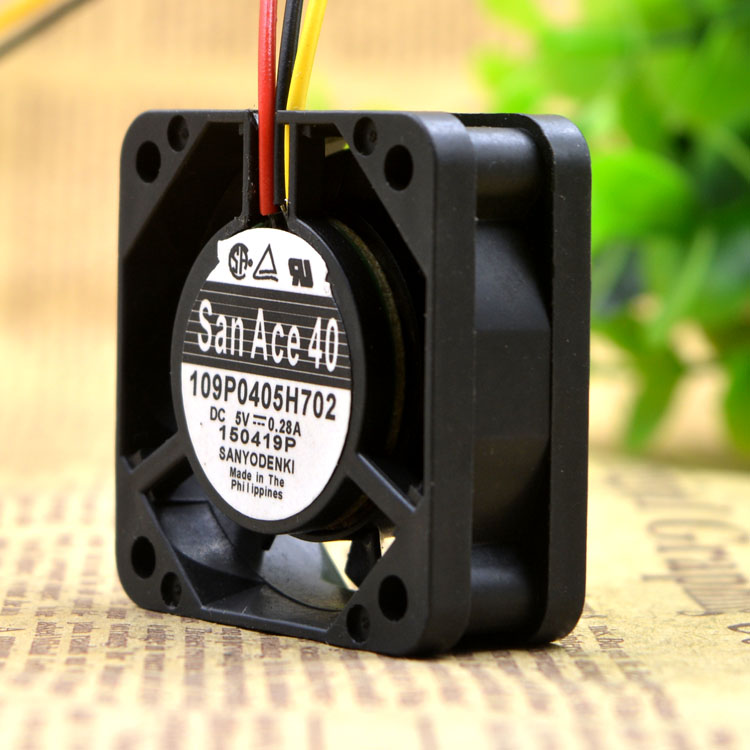 三羊 4CM 4015 DC5V 0.28A 40*40*15MM滚珠USB风扇109P0405H702