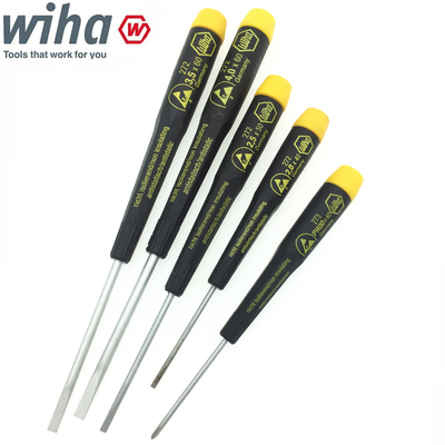 德国wiha威汉防静电螺丝刀272进口精密起子批十一字1.5 2 3mmPH00