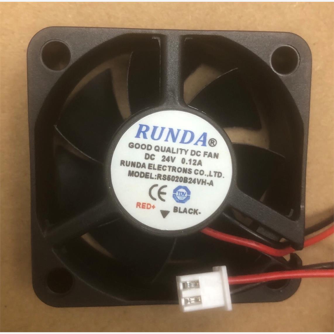 润达RUNDA直流风机 RS5020B24V-H DC24V 0.12A 变频器散热风扇5CM