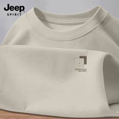 Jeep吉普纯棉长袖t恤男款