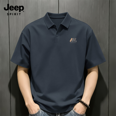 Jeep吉普男式痞帅风polo衫老钱风