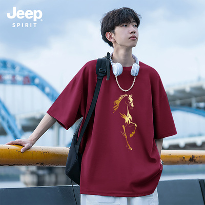 Jeep吉普男士短袖t恤2026新款