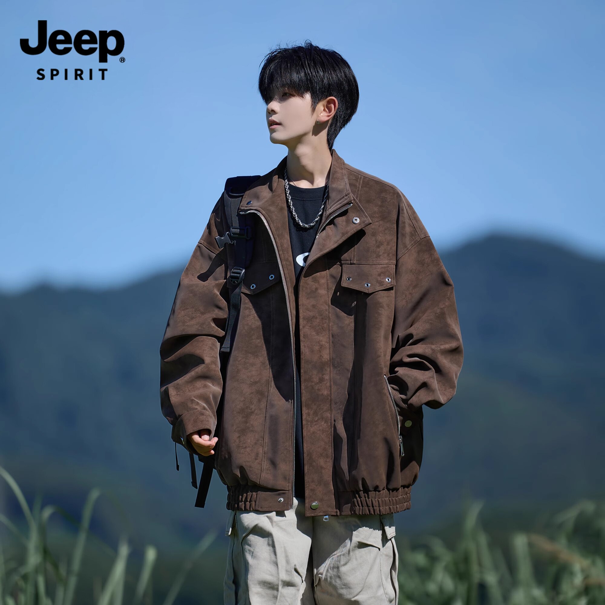 Jeep吉普男士夹克外套2025春季