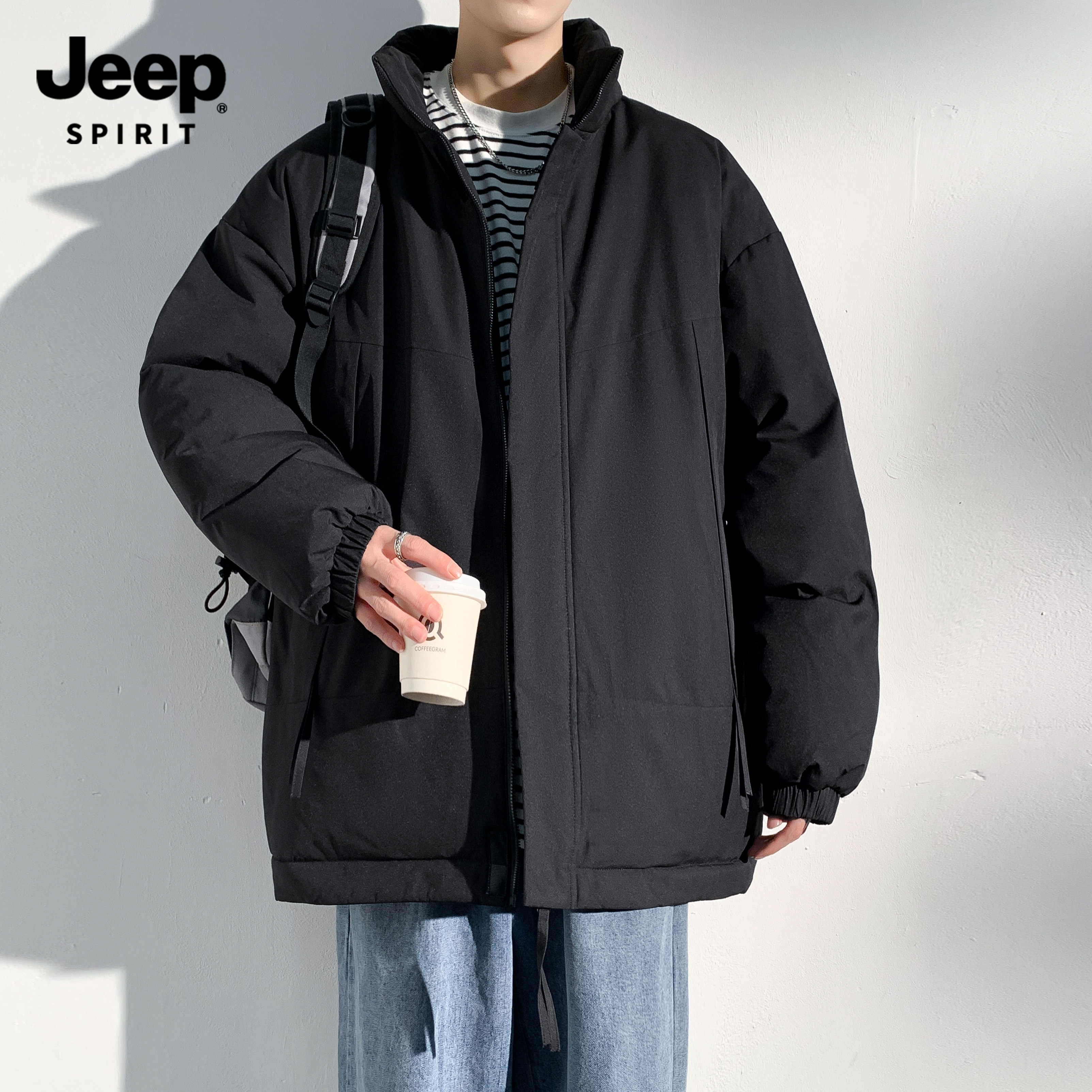 Jeep吉普男士外套加厚秋冬款