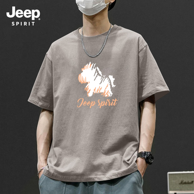 Jeep吉普短袖t恤男款2026夏季