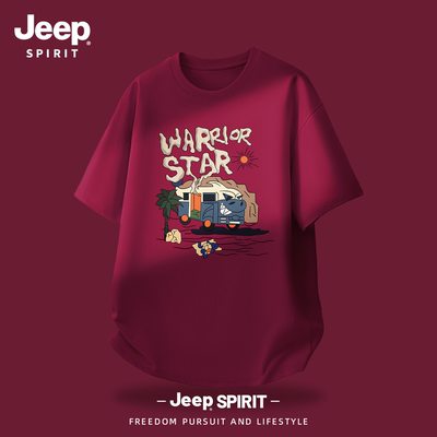 Jeep吉普男士短袖t恤2026新款