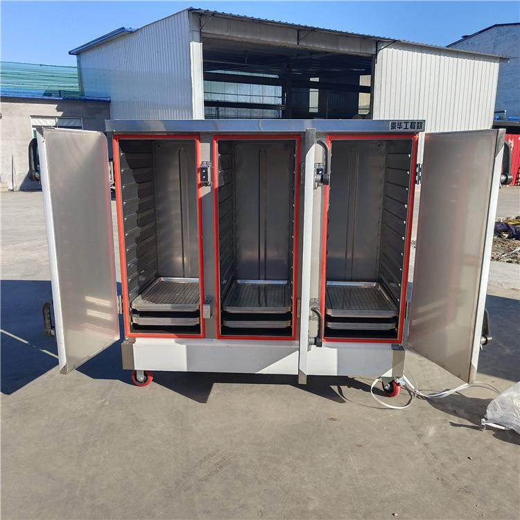 生产不锈钢蒸馒头蒸包子双门双控经济型蒸箱24盘36盘