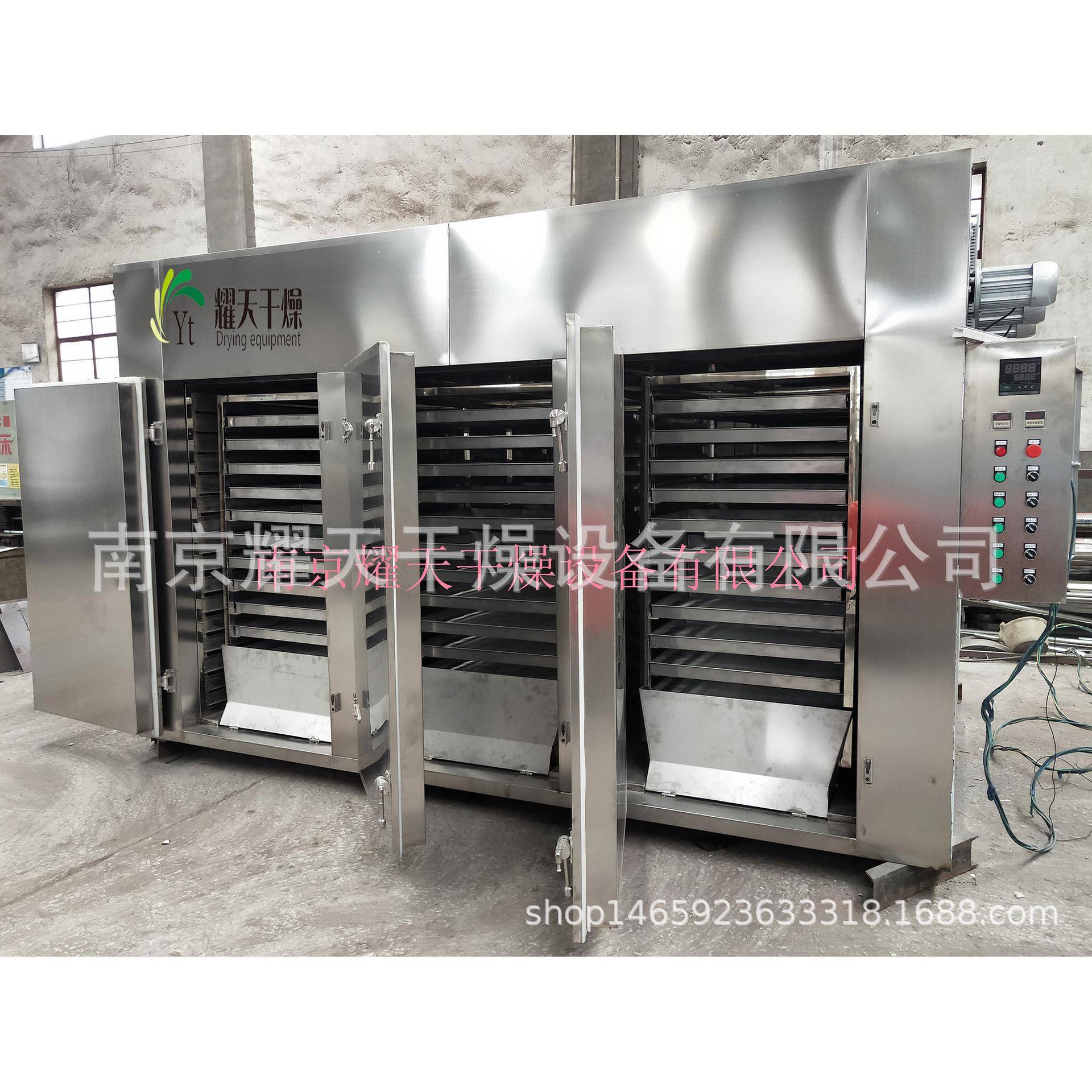 厂家专业生产三门六车热风循环烘箱CT-C-Ⅲ电加热烘箱茶叶烘箱