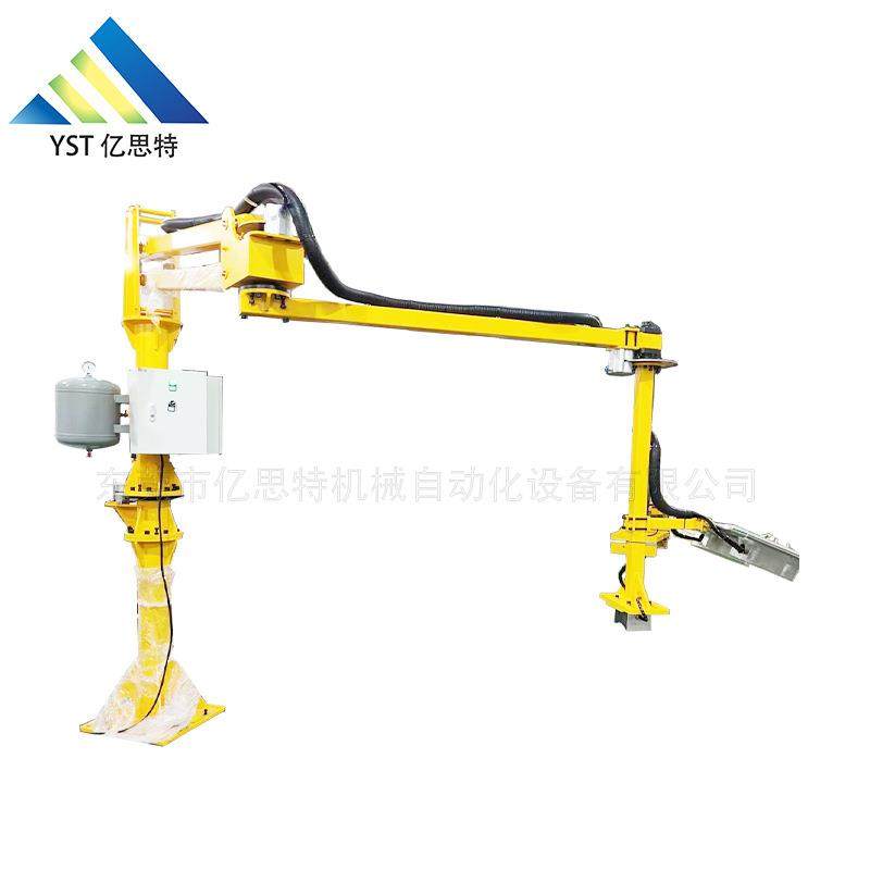 深圳电磁铁搬运硬臂助力机械手屏幕助力机械臂铁块搬运机械手