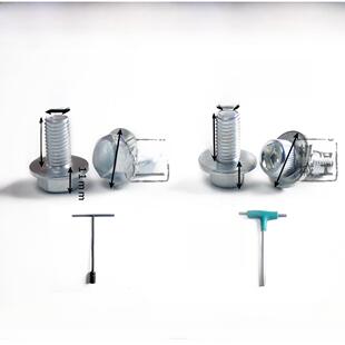 国望国威切纸机装刀换刀螺丝920/1300通用六角上刀螺丝 印刷配件