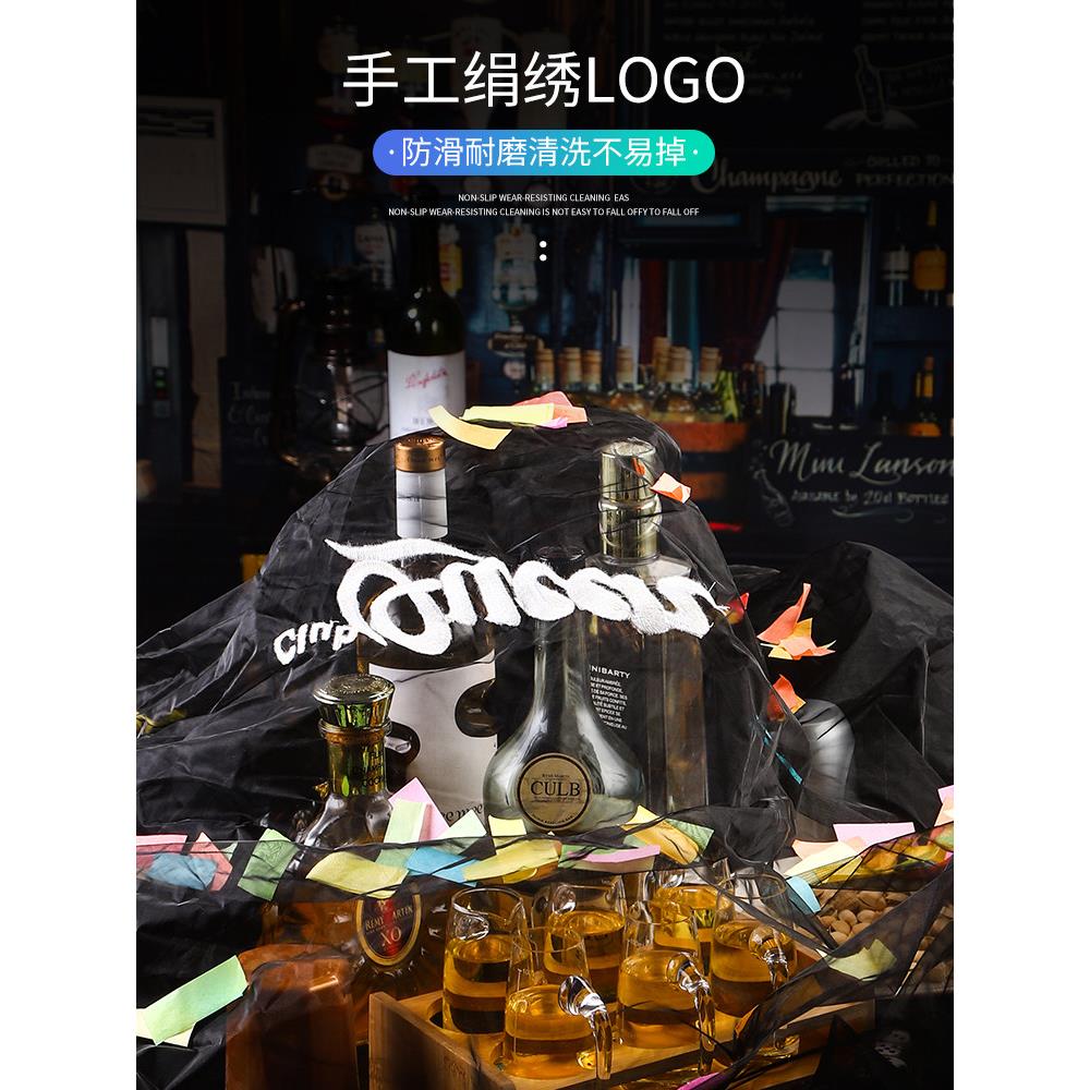 酒吧KTV布夜店娱乐场所气氛爆点台纱布防碎纸遮台布桌布定制logo图片