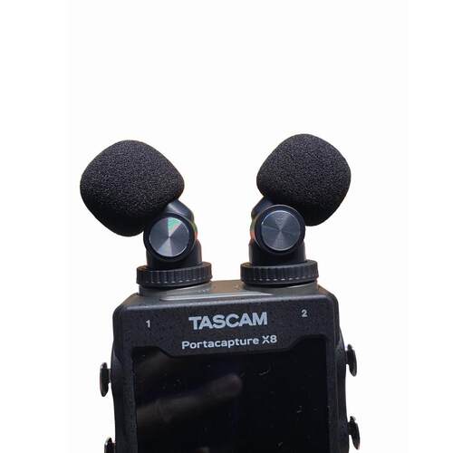 适合TASCAM X6 X8录音笔防风海绵套达斯冠X6 X8室外毛毛罩