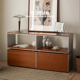 集木室物所/银月模块柜实木组合边柜餐边柜储物柜斗柜客厅电视柜