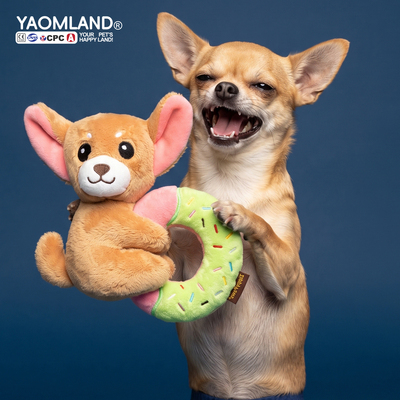 YAOMLAND狗狗玩具耐咬发声毛绒