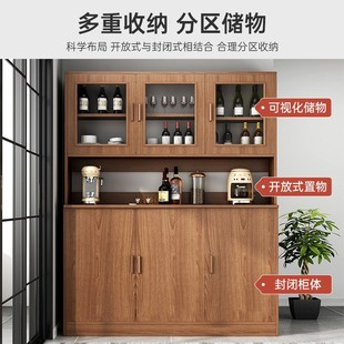 餐边柜橱柜简约置物柜厨房碗柜小型家用边柜客厅酒柜W储物柜茶水