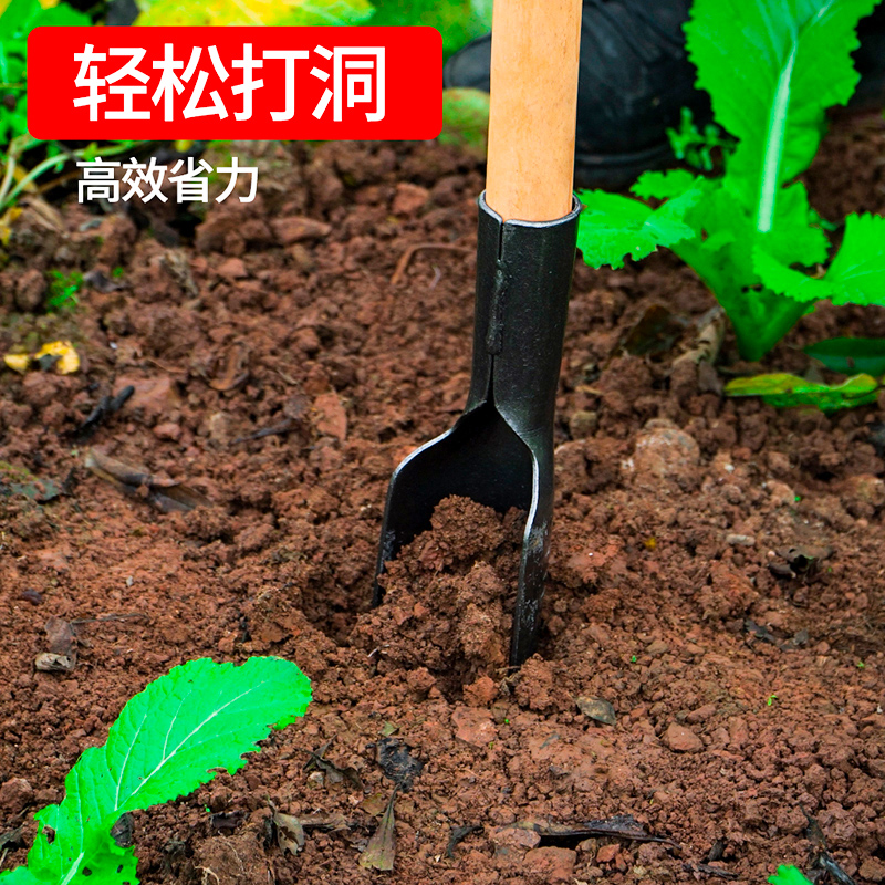 洛阳铲打洞取土器挖土锰钢考古勘探针挖洞铁铲头农用打井挖沟工具