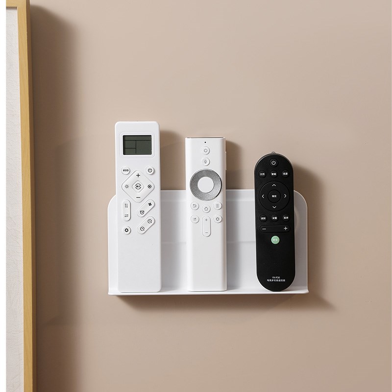 遥控器上墙收纳免打孔空调遥控器放置架磁吸贴床头摇控制器收纳盒