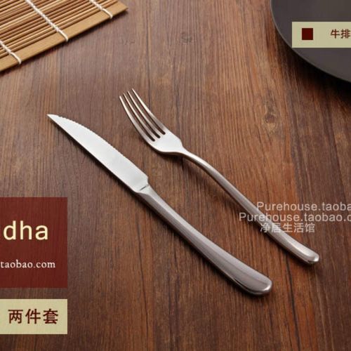 BUDDHA不锈钢主餐叉牛排叉意大利面叉子西餐叉食品叉吃饭叉子