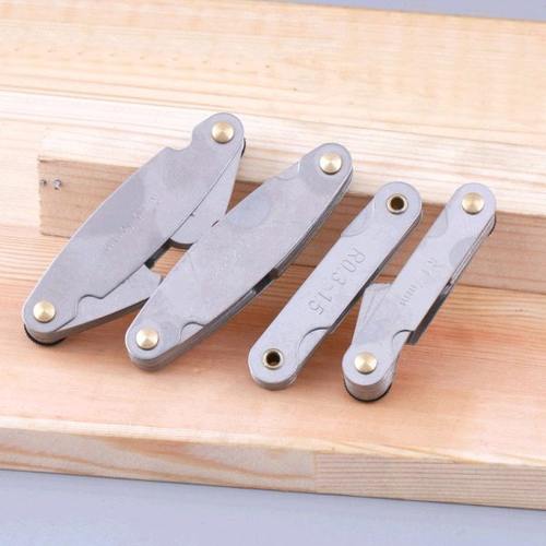 不锈钢半径规/样板R规/弧度规0.3-1.5 R1-7 R7.5-15 R15.5-25 R规