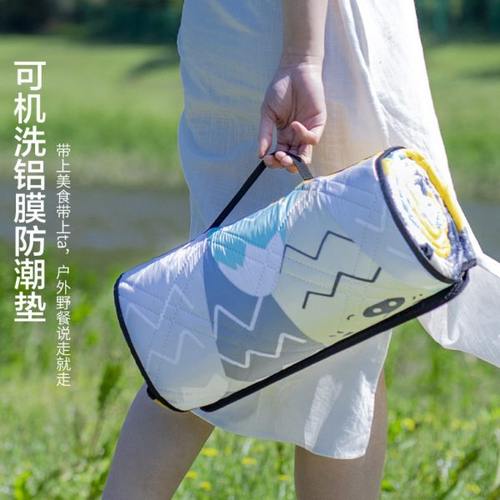 加厚超声波野餐垫户外露营防水野餐布便携式帐篷地垫可机洗防潮垫