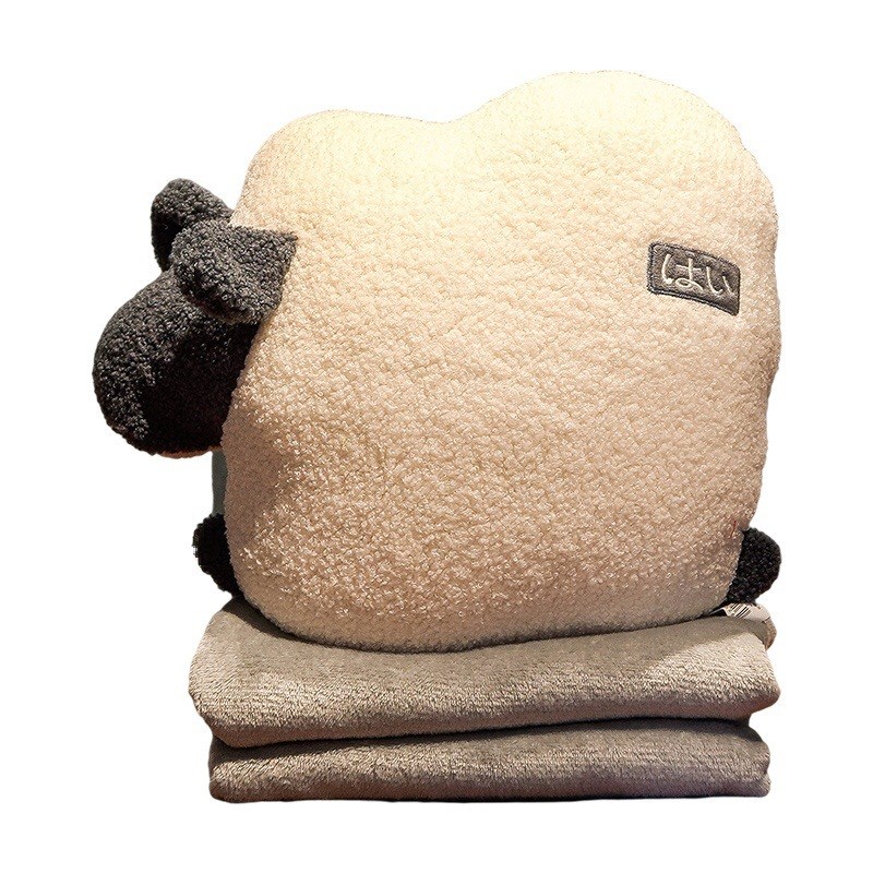 抱枕被子b两用枕头女生睡觉车载车内靠枕二合一毯子办公室午睡靠