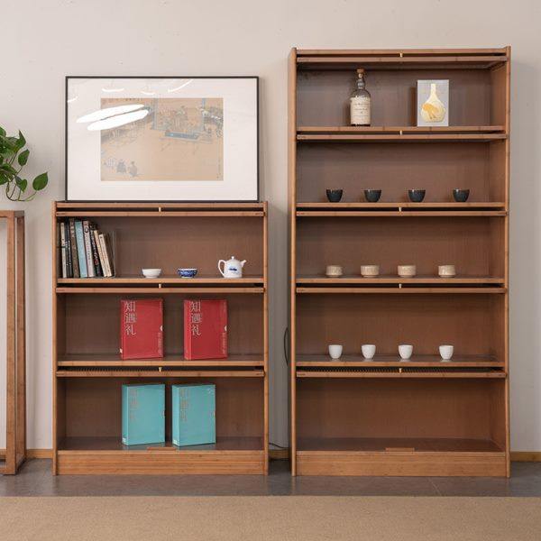 现代家用简约带门防尘简易落地多层靠墙陈列柜书架置物架落地书柜,住宅家具,家用陈列柜,淘宝优惠券,粉丝福利购,淘宝优惠卷