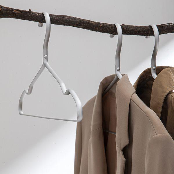 太空铝衣架家用卧室衣柜挂衣架防滑无痕铝合金实心晾衣撑凉衣架子,收纳整理,金属衣架,淘宝优惠券,粉丝福利购,淘宝优惠卷