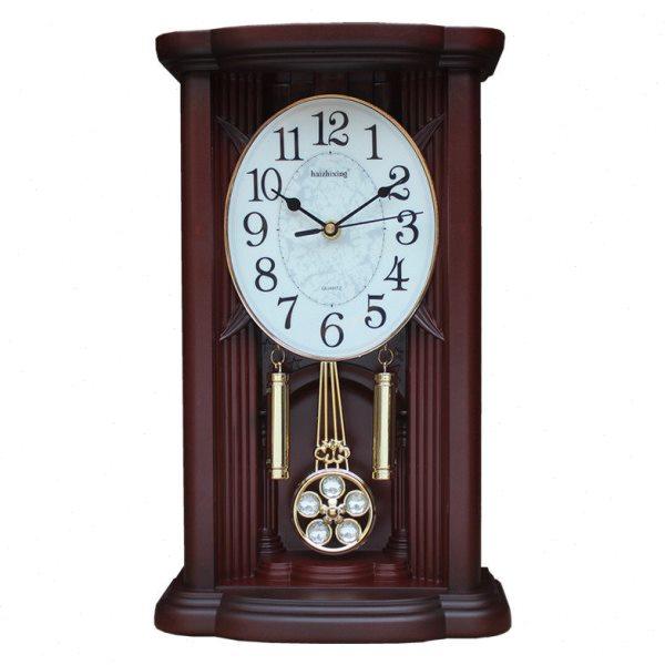 海之星座钟客厅中式打点报时台钟卧室静音石英钟欧式复古摆钟坐钟,家居饰品,座钟,淘宝优惠券,粉丝福利购,淘宝优惠卷