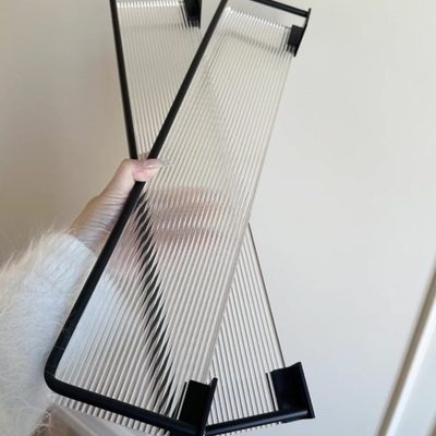 浴室置物架亚克力洗脸洗漱台毛巾免打孔收纳架子卫生间洗手间壁挂