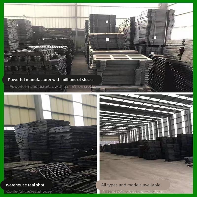 球墨铸铁重e型排水沟盖板下水道盖板通用阴井盖正方形承重井盖重