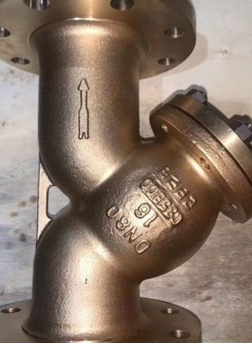 船用铸铁铸钢青铜Y型过滤器JIS F7220 CB3251-85青铜法兰式过滤器