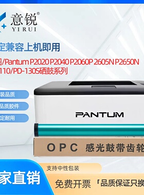 适用奔图PD-110硒鼓鼓芯P1000 P1050L P2000 P2010打印机P2020 P2040 P2060 P2605N P2650N墨粉PD-130S硒鼓芯