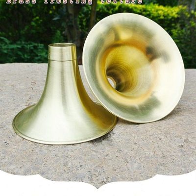 唢呐碗子 黄铜喇叭配件高档磨砂工艺DCB专业尺寸各调大中小号齐全