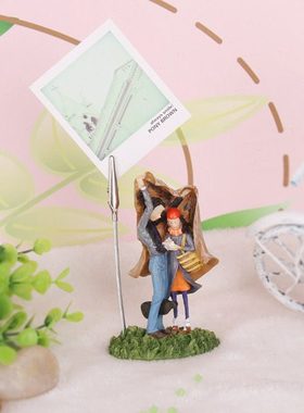 几米摆件 几米为你守护便签夹留言夹 几米左右走便签夹情人节创意