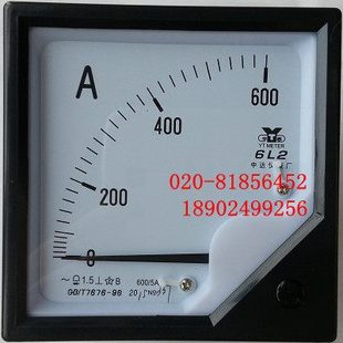 交流电流表6L2-600/5A  600A  6L2-A GB/T7676-98 安装式电表